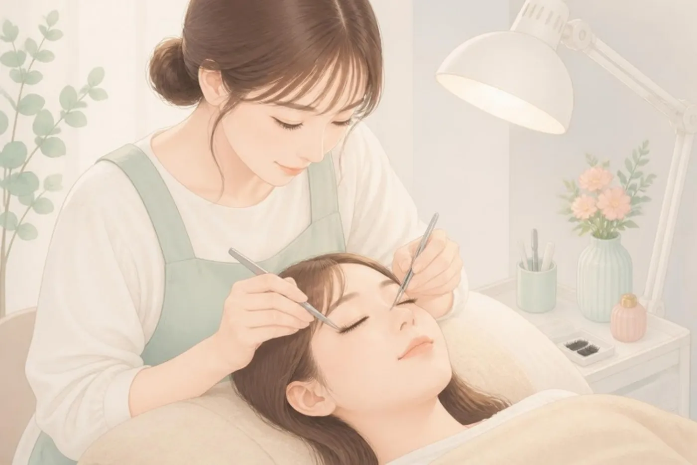 まつげの施術